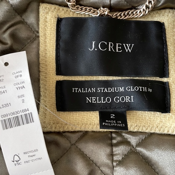 J Crew Summit Parka in Italian stadium-cloth wool NWT - Picture 9 of 15